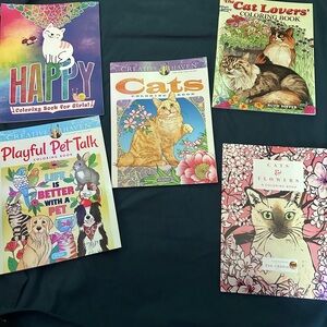 Cat Coloring Book Set